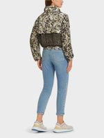 Load image into Gallery viewer, Marc Cain Sport pattern-mix zip-up jacket
