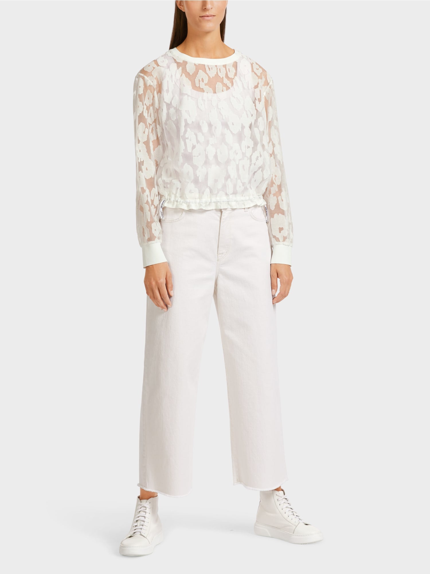 Marc Cain Blouse-style top with lace effect
