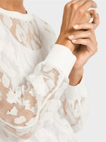 Load image into Gallery viewer, Marc Cain Blouse-style top with lace effect
