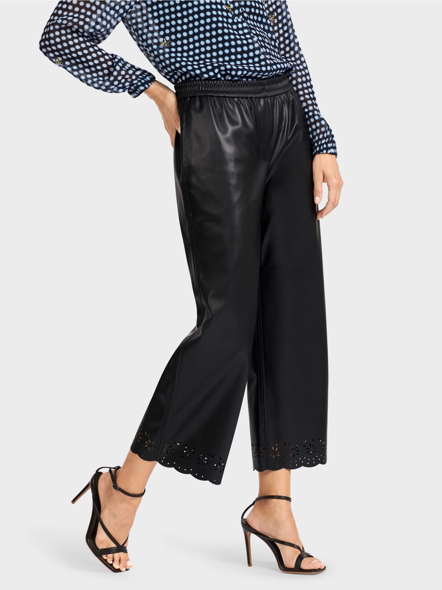 Marc Cain Sport pants in faux leather