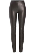 Load image into Gallery viewer, CAMBIO FAUX LEATHER PANT RANDA BROWN
