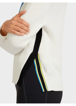 Load image into Gallery viewer, Marc Cain Sports Drawstring Off White Sweater

