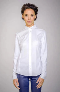 Max Volmary Cotton blouse with 3/4 sleeve