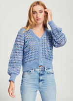 Load image into Gallery viewer, Line Crochet Cardigan
