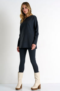Shan Tunic in Anthracite